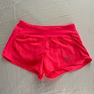 Nike Women's Bright Pink Athletic Shorts